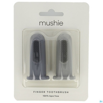 Mushie brosse dent bebe duo stone 2