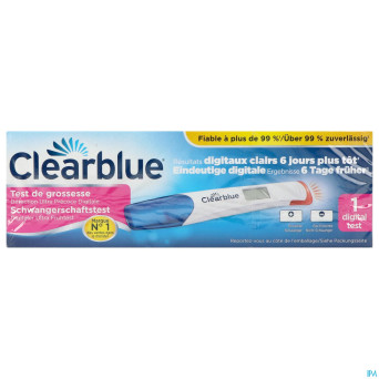 Clearblue test grossesse digital ultra precoce   1
