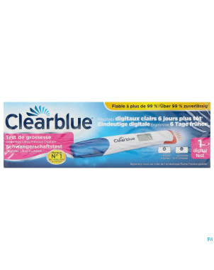 Clearblue test grossesse digital ultra precoce   1