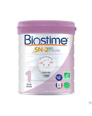 Biostime sn-2 bio plus lait chevre 1er age    800g