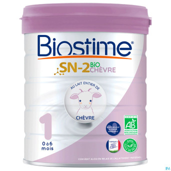 Biostime sn-2 bio plus lait chevre 1er age    800g