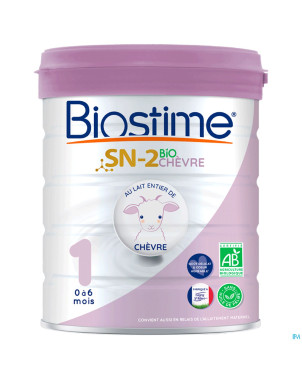 Biostime sn-2 bio plus lait chevre 1er age    800g