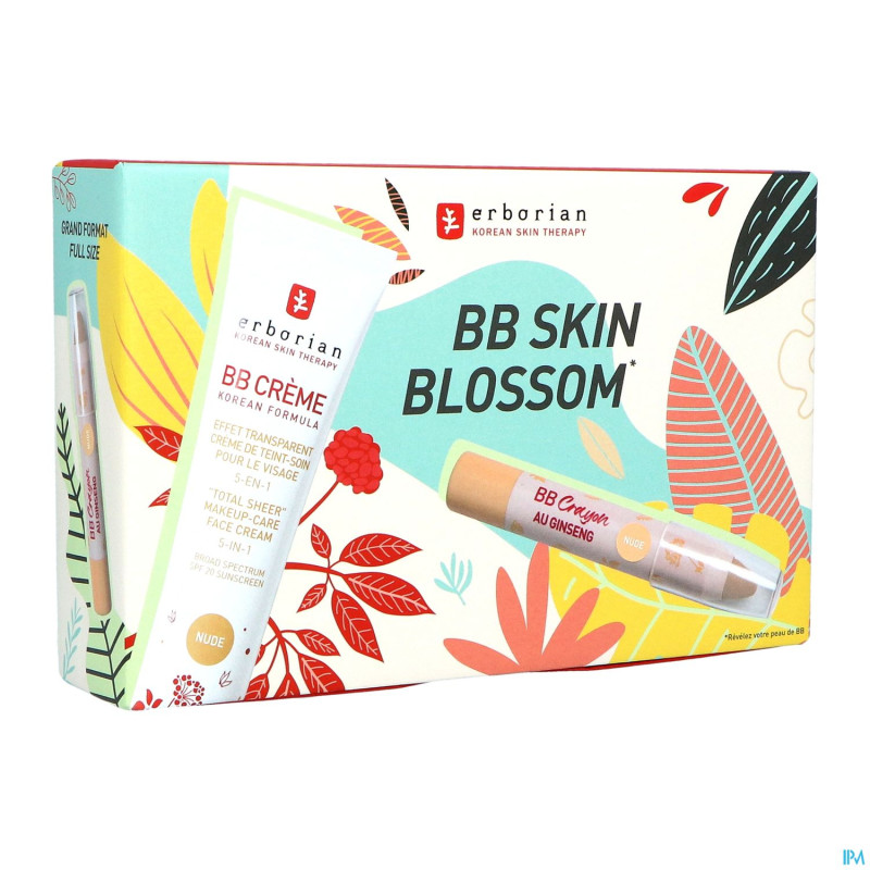 Erborian kit bb skin blossom nude
