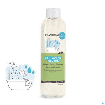 Pranarom aromaself base gel lav. neutre bio  500ml