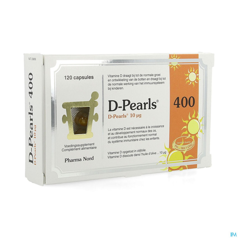 D-pearls 400    caps 120