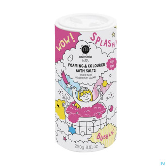 Nailmatic kids sels bain colores&mouss. rose  250g
