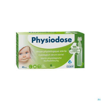 Physiodose serum physiologique pe vegetal 40x5ml