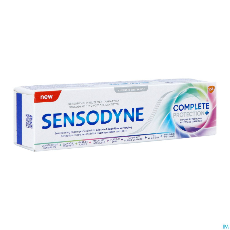 Sensodyne dentif. compl.prot. whitening tb 75ml nf