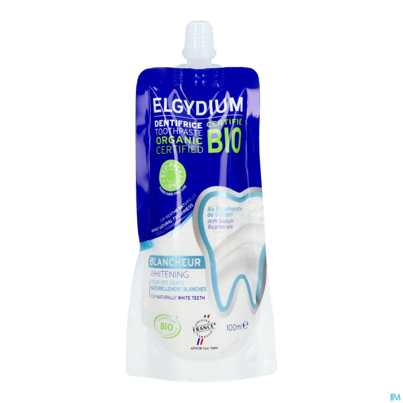 Elgydium dentifrice blancheur bio    100ml