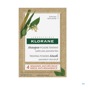 Klorane capil. masque pdr traitant galanga    8x3g
