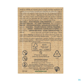 Klorane capil. masque pdr traitant galanga    8x3g