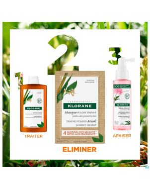 Klorane capil. masque pdr traitant galanga    8x3g