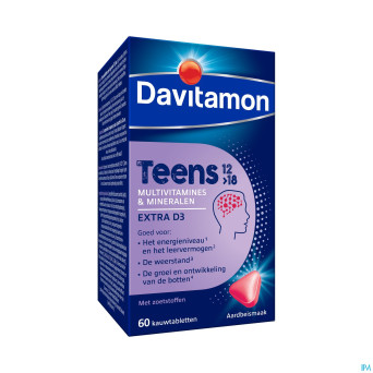 Davitamon teens fraise    comp 60