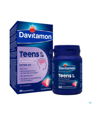 Davitamon teens fraise    comp 60