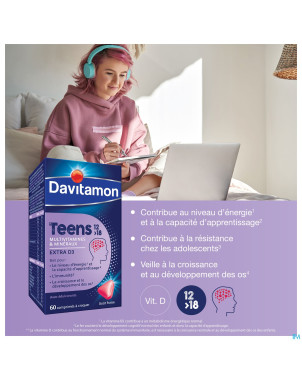 Davitamon teens fraise    comp 60