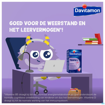 Davitamon teens fraise    comp 60