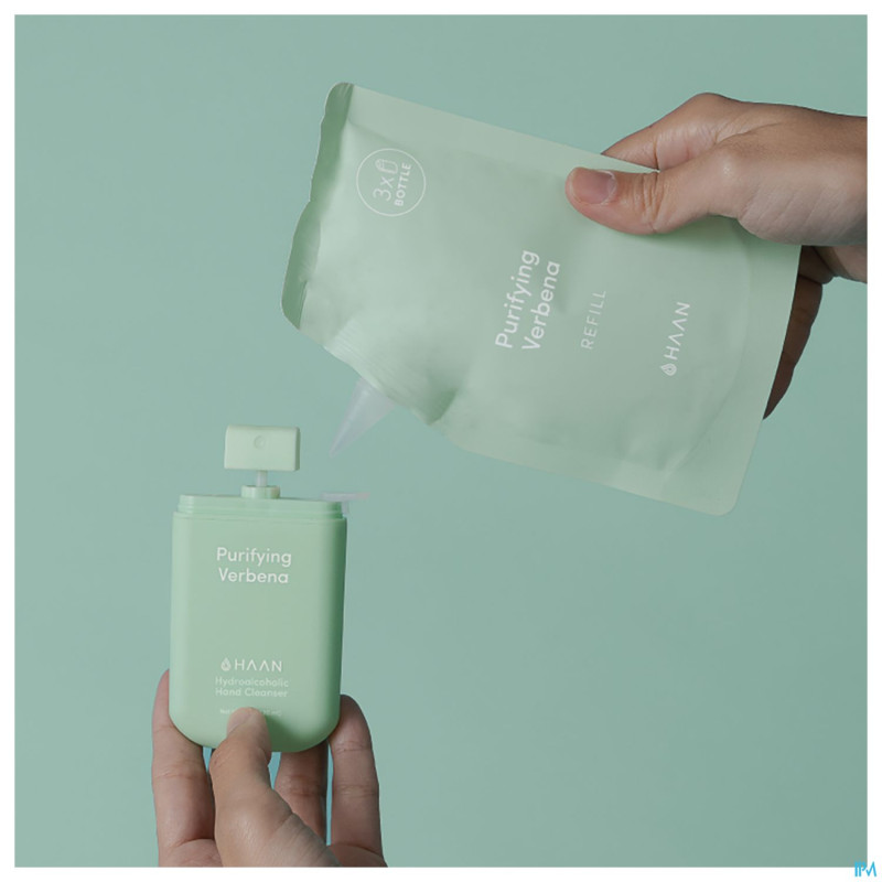 Haan gel mains refill purifying verbena    100ml