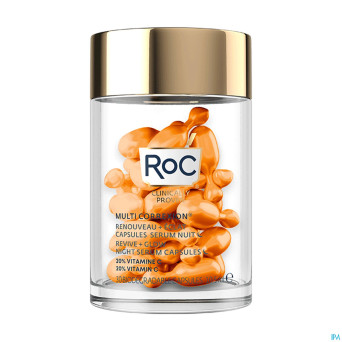Roc multi correx. revive&glow vit c night  caps 30