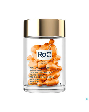 Roc multi correx. revive&glow vit c night  caps 30