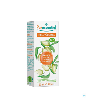 Puressentiel huile vegetale bio amande douce  50ml