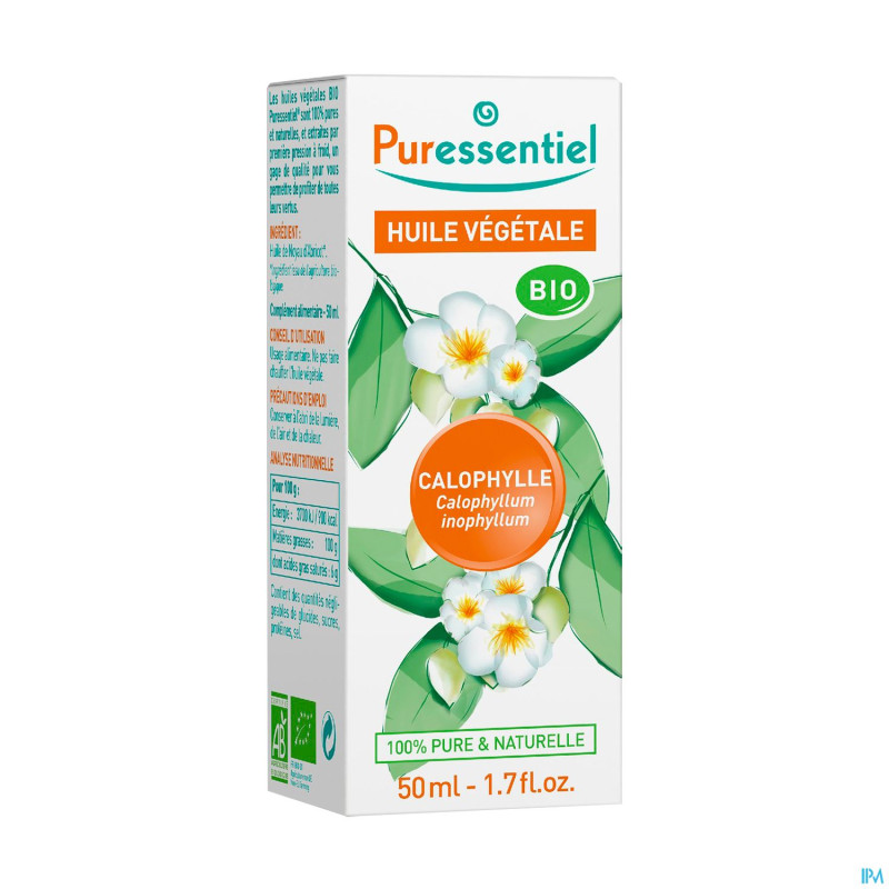 Puressentiel huile vegetale bio calophylle    50ml