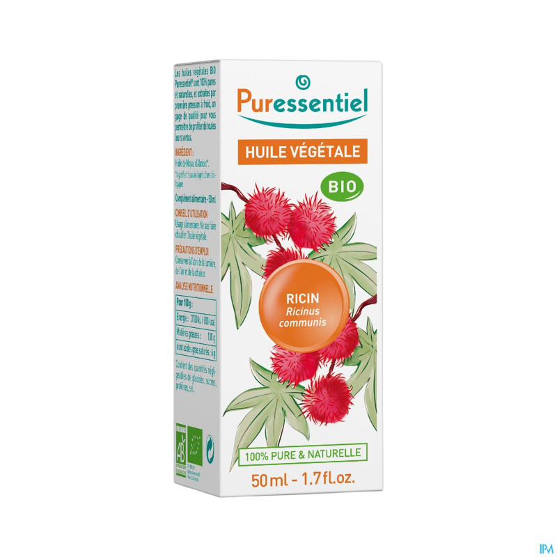 Puressentiel huile vegetale bio ricin    50ml