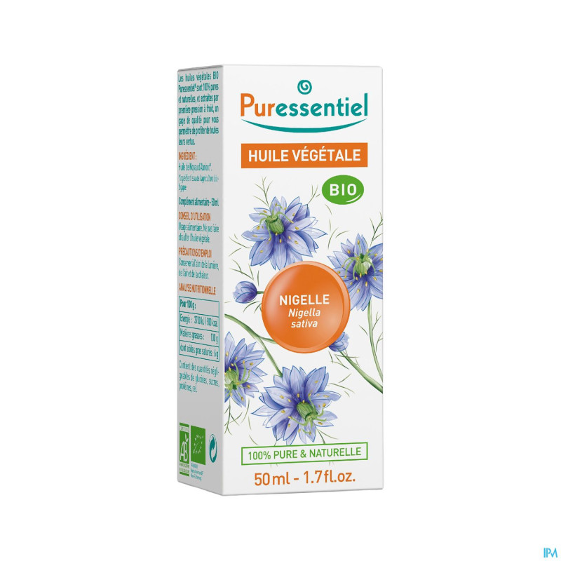 Puressentiel huile vegetale bio nigelle    50ml