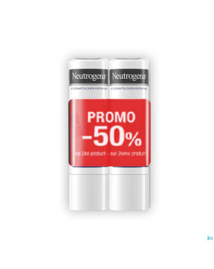 Neutrogena f/n stick levres duo 2x4,8g    2e -50%