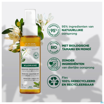 Klorane capil. huile tamanu&monoi bio    100ml