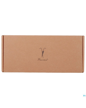 Pluviose canne pliable fantas. poignee bois bleu