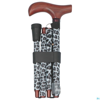 Pluviose canne pliable fantas. poignee bois swift