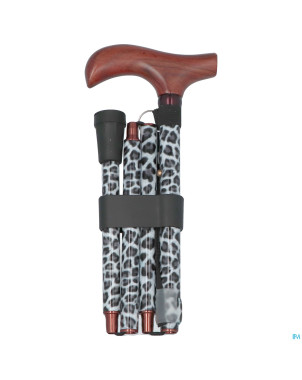 Pluviose canne pliable fantas. poignee bois swift