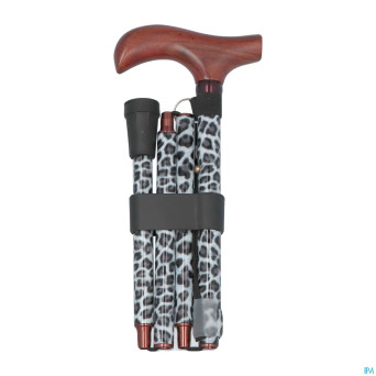 Pluviose canne pliable fantas. poignee bois swift