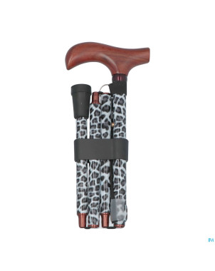 Pluviose canne pliable fantas. poignee bois swift