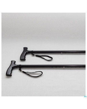 Pluviose canne 2 pieces manche standard noir