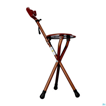 Pluviose canne siege aluminium cuivre