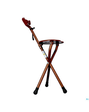 Pluviose canne siege aluminium cuivre