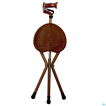 Pluviose canne siege aluminium cuivre