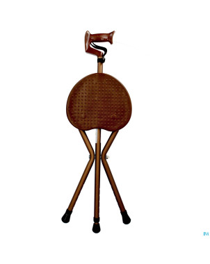 Pluviose canne siege aluminium cuivre