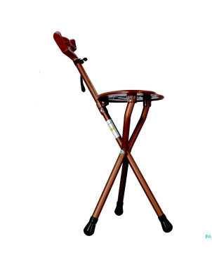 Pluviose canne siege aluminium cuivre