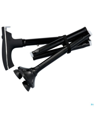 Pluviose canne loyal pliable noir