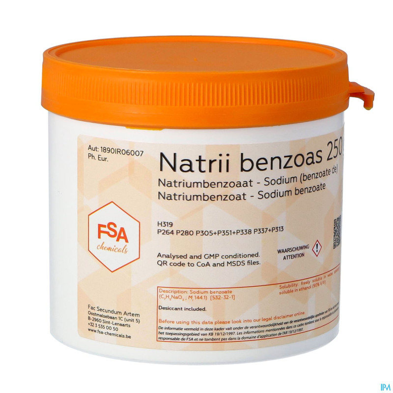 Sodium benzoate 250g    magis