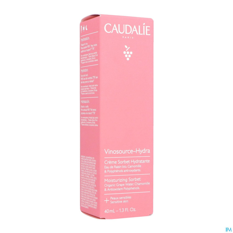 Caudalie vinosource hydra cr sorbet    40ml