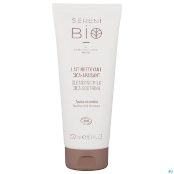 Serenibio lait nettoyant cica-apaisant  tube 200ml