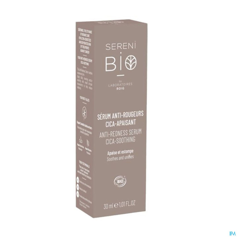 Serenibio serum a/rougeurs cica-apaisant tube 30ml