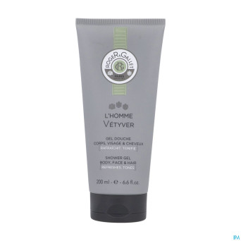 Roger&gallet gel douche homme vetyver   tube 200ml