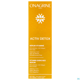 Soins a/age activ detox serum vitamine fl 30ml