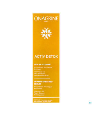Soins a/age activ detox serum vitamine fl 30ml