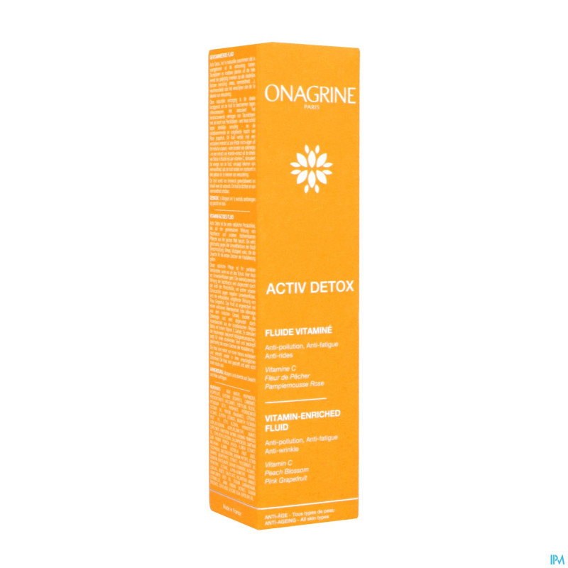 Soins a/age activ detox fluide vitamine tube 40ml