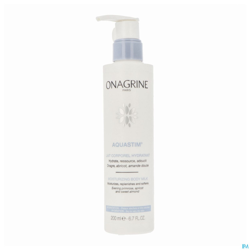 Soins hydratants aquastim lait corps 200ml